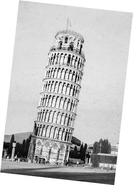 A Pisa tower.